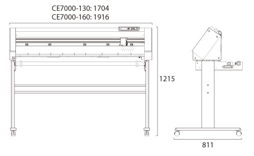 CE7000-130/160 外觀和尺寸 CE7000-130/160 外觀和尺寸